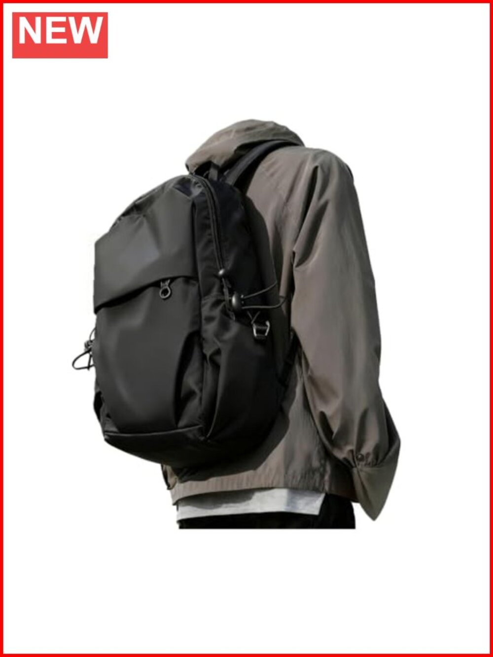 Convertible Sling Crossbody Backpack Waterproof Nylon USB Charging